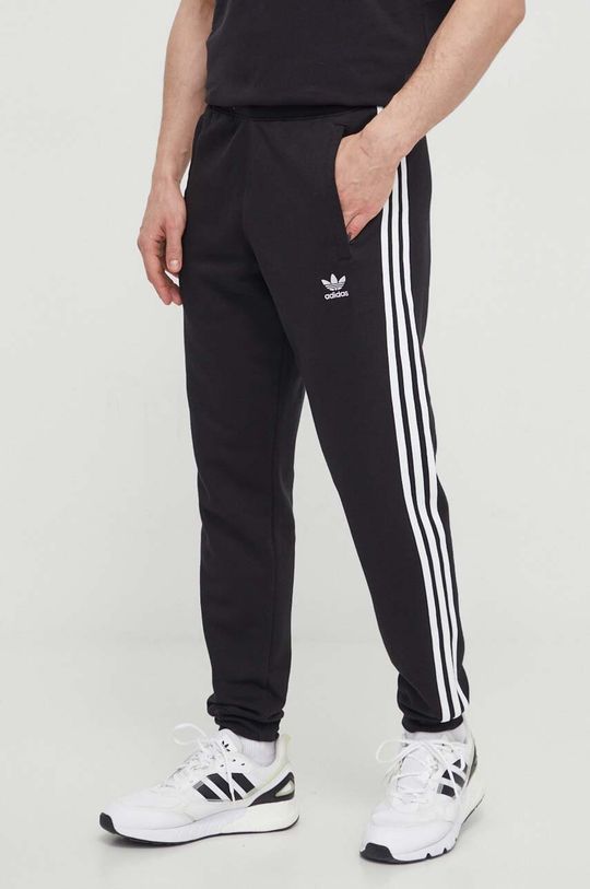 Спортивные брюки с 3 полосками adidas Originals, черный цена и фото