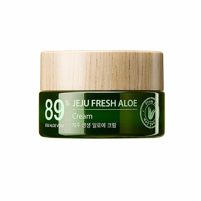 Увлажняющий крем для ухода за лицом Jeju fresh aloe crema The saem, 50 мл увлажняющий крем для лица the saem jeju fresh с алоэ 50 мл