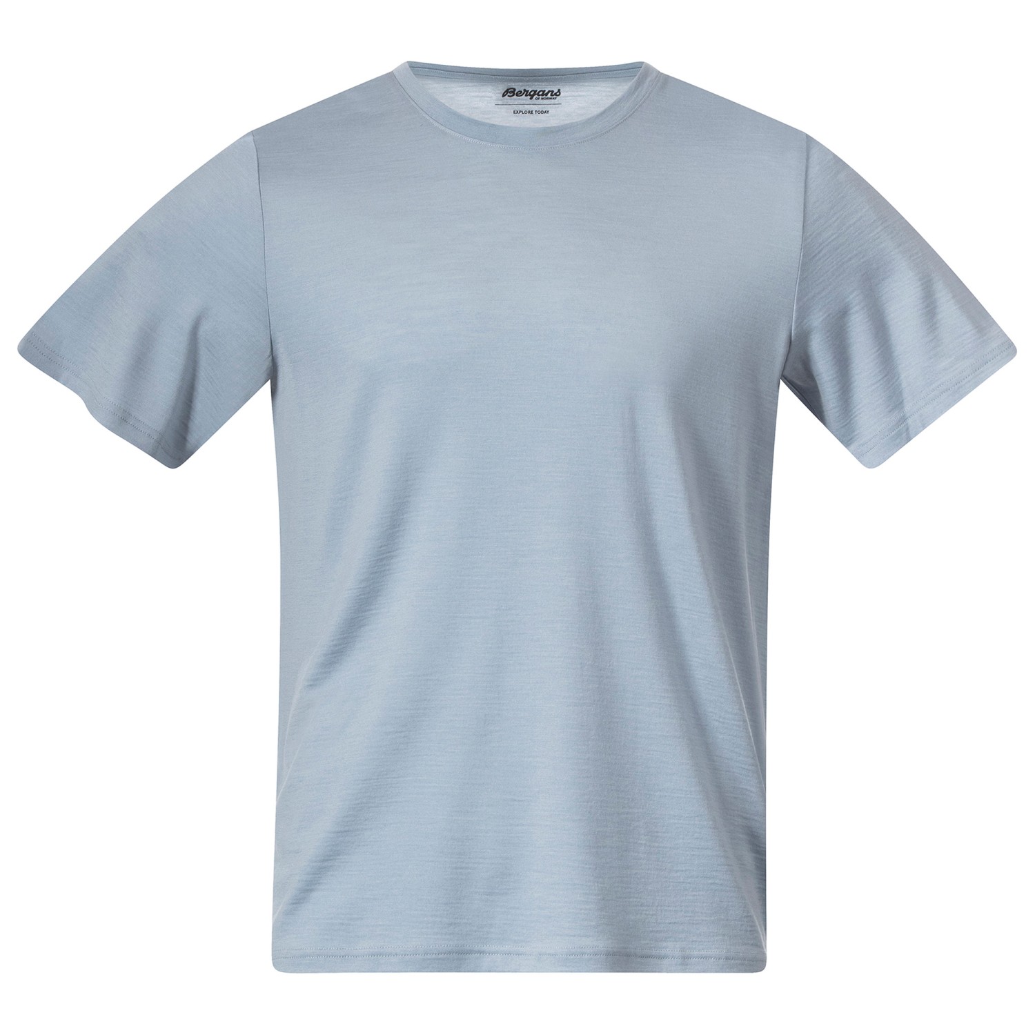 Рубашка из мериноса Bergans Whenever Merino Tee, цвет Husky Blue