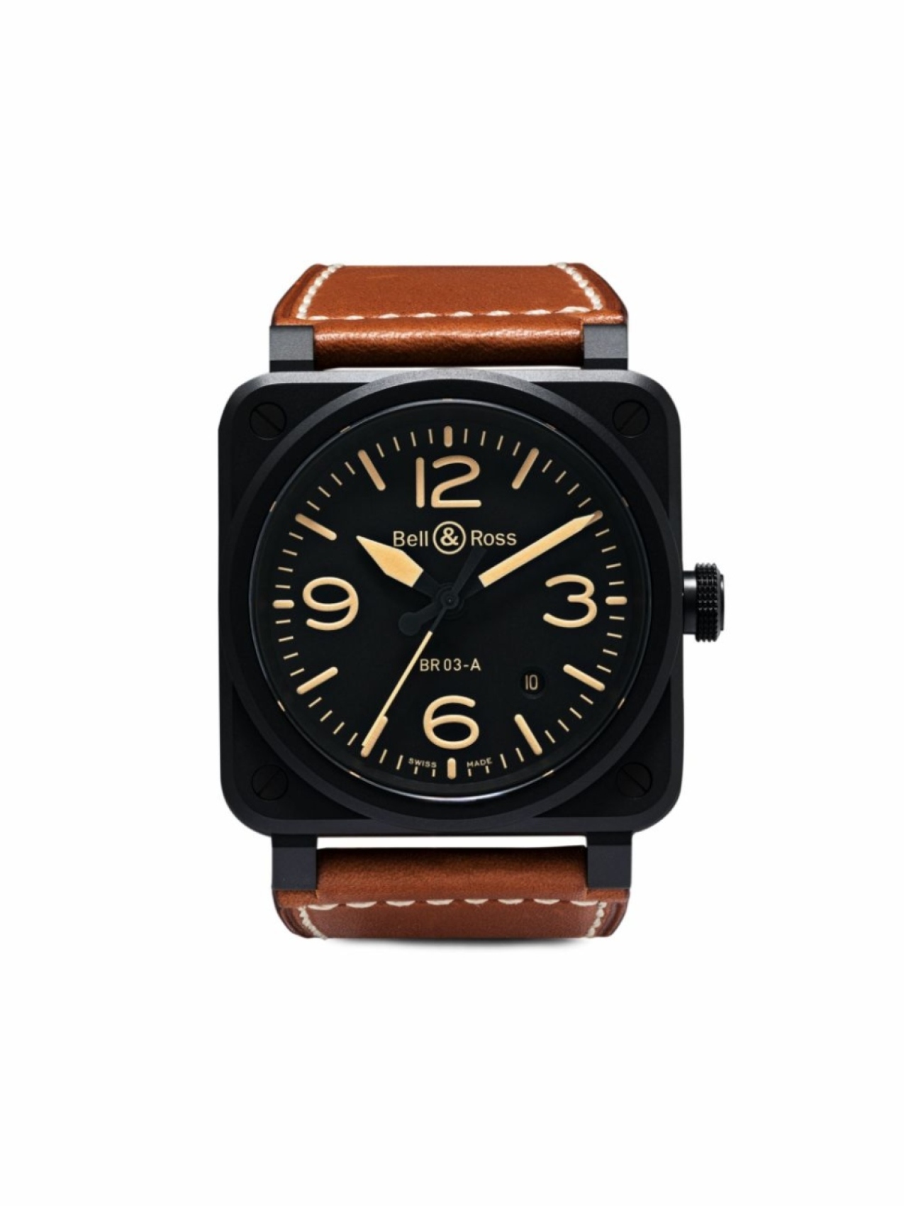 

Bell & Ross наручные часы BR 03 Heritage 41 мм, черный