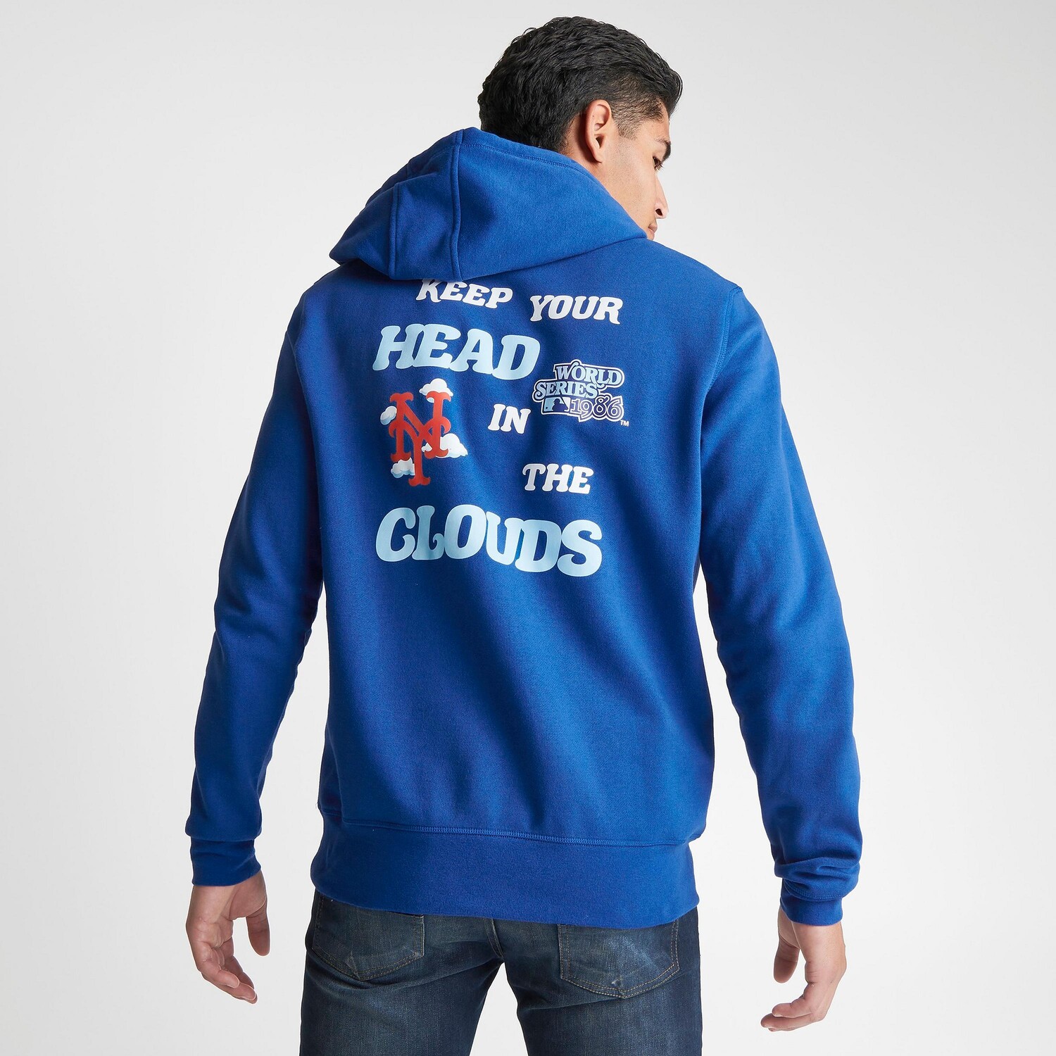 

Мужская толстовка New Era New York Mets MLB Clouds, синий