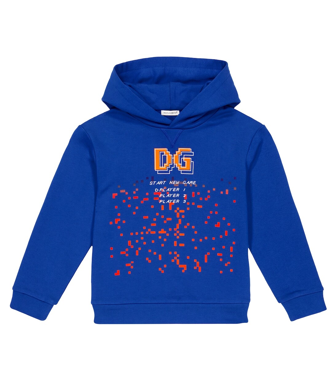 

Худи с логотипом из хлопка Dolce&Gabbana, синий