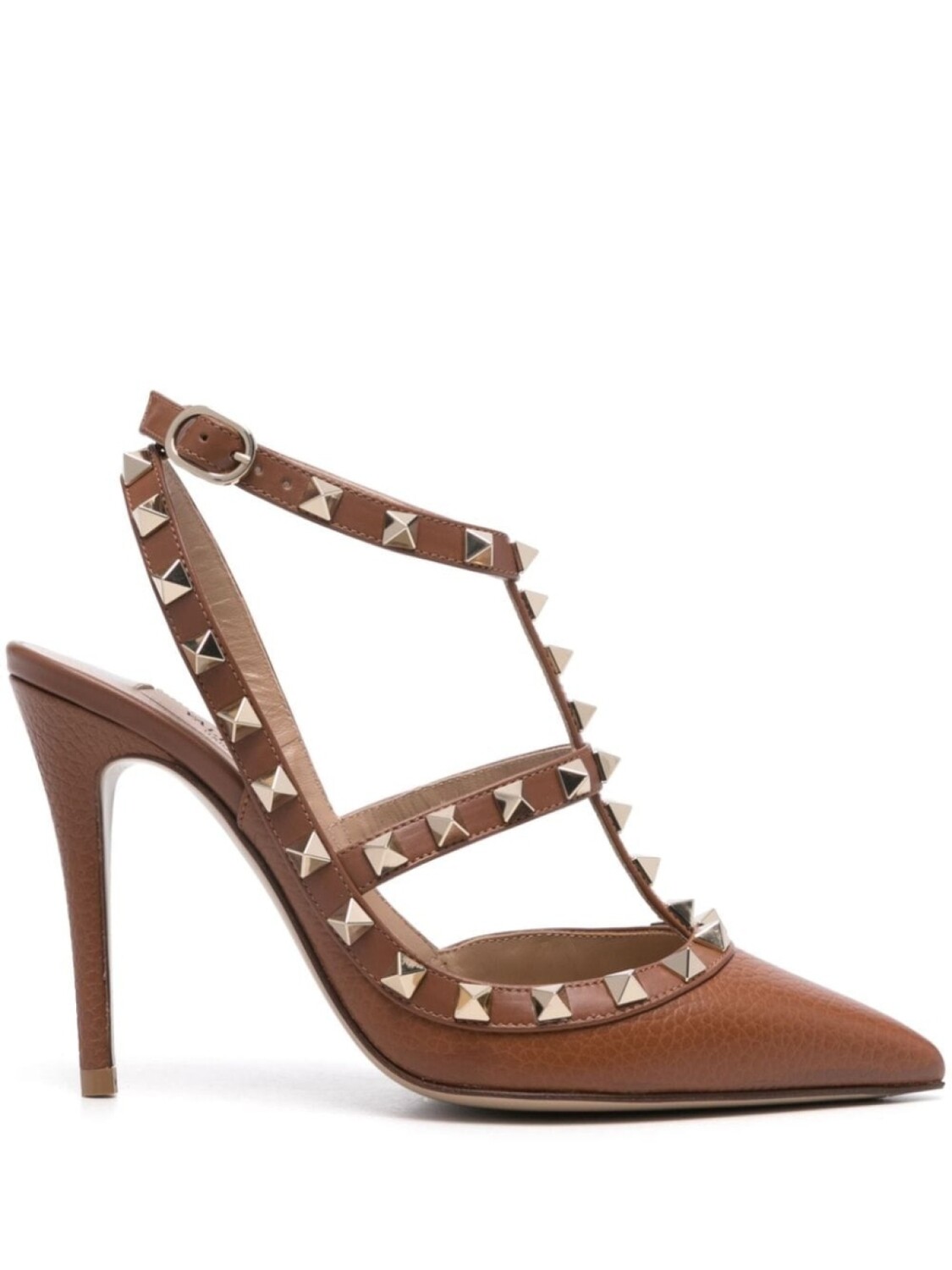 

Valentino Garavani 100-мм туфли Rockstud, коричневый
