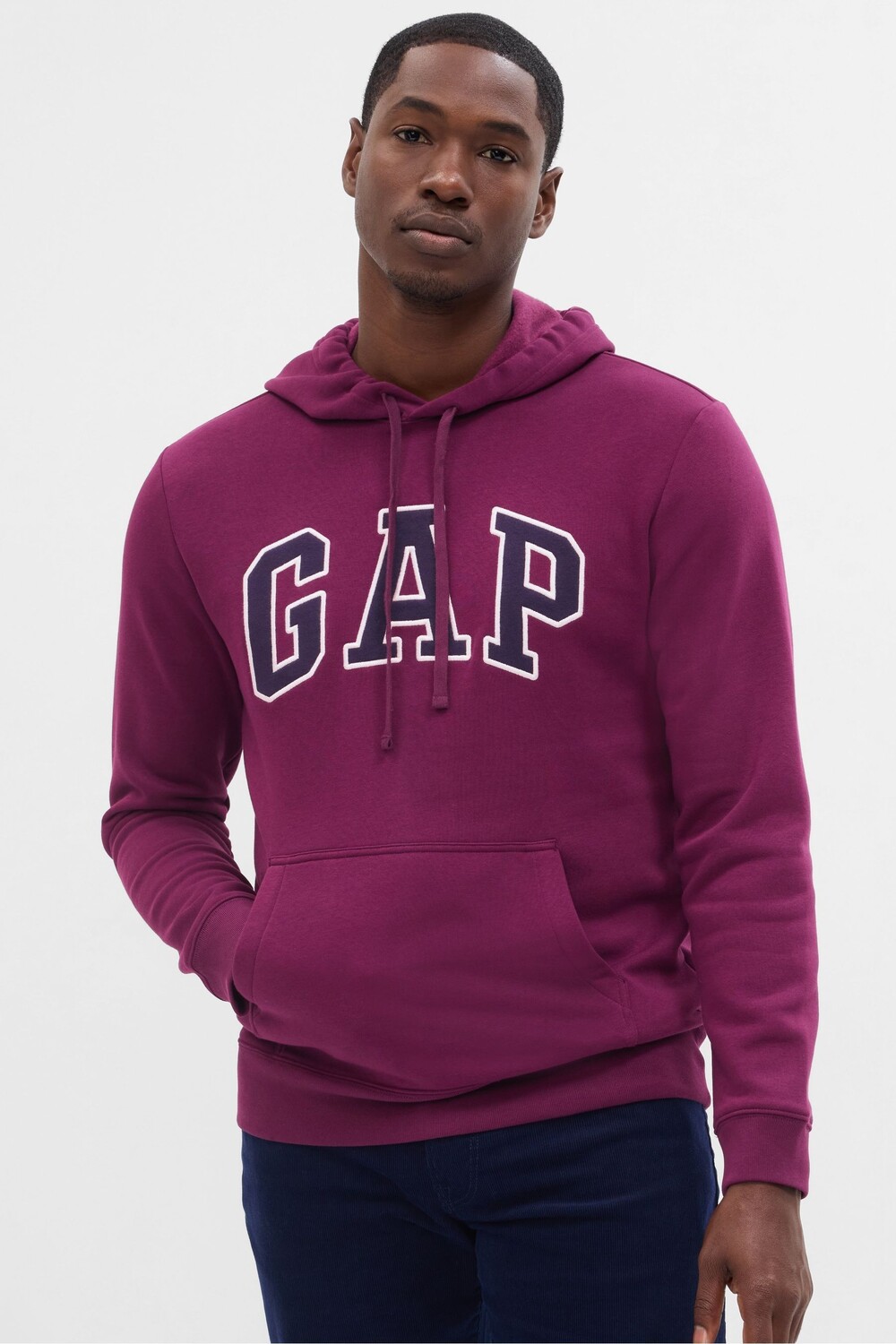 

Флисовая толстовка с логотипом Gap, фиолетовый