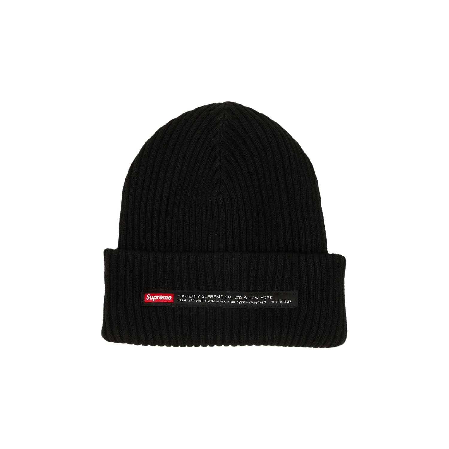 

Шапка-бини Supreme Property Label, Черная