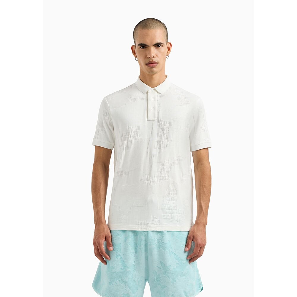 

Поло Armani Exchange 3DZFLG_ZJ85Z, белый