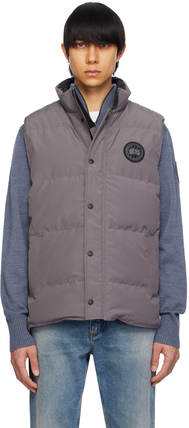 

Серый пуховый жилет Garson Canada Goose, цвет Coastal grey