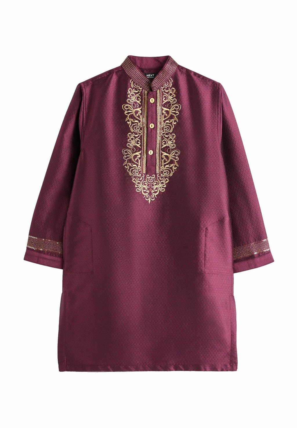 Рубашка EMBROIDERED REGULAR FIT Next, цвет burgundy red