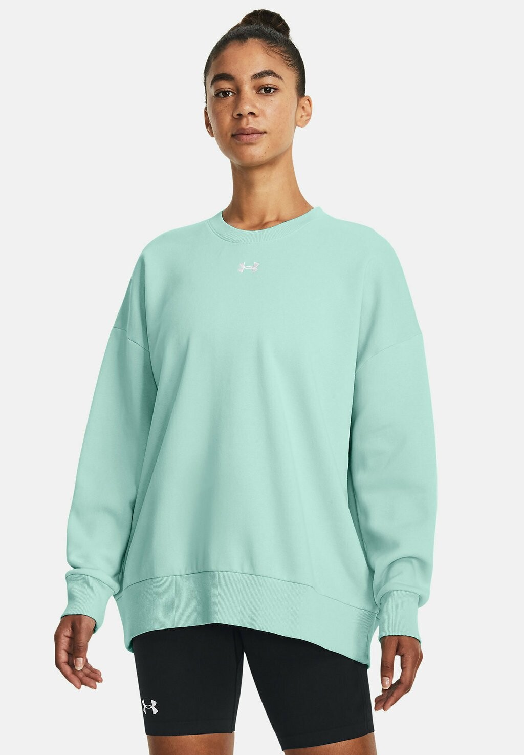

Толстовка Under Armour RIVAL OS CREW, цвет neo turquoise