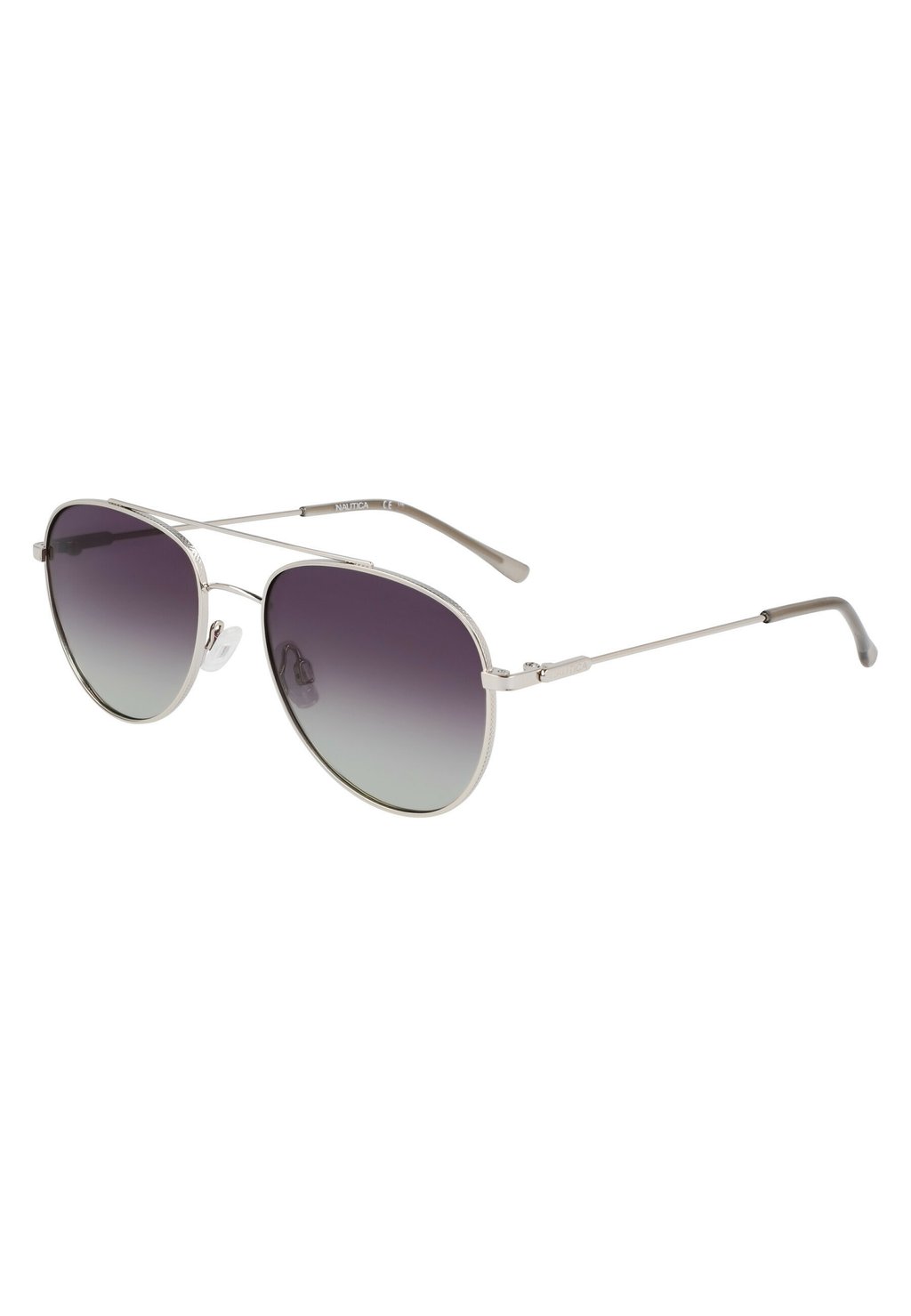 Солнцезащитные очки Nautica, серебристого цвета