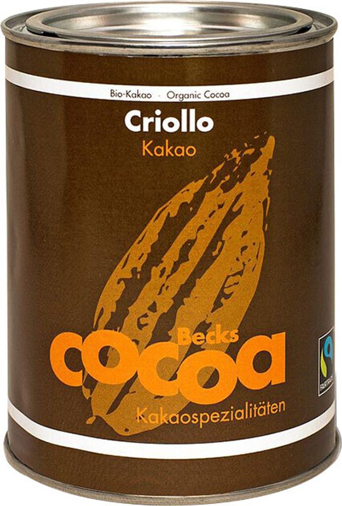 

Шоколад Becks Cocoa Criollo 100% органический питьевой какао 250 г Biogo