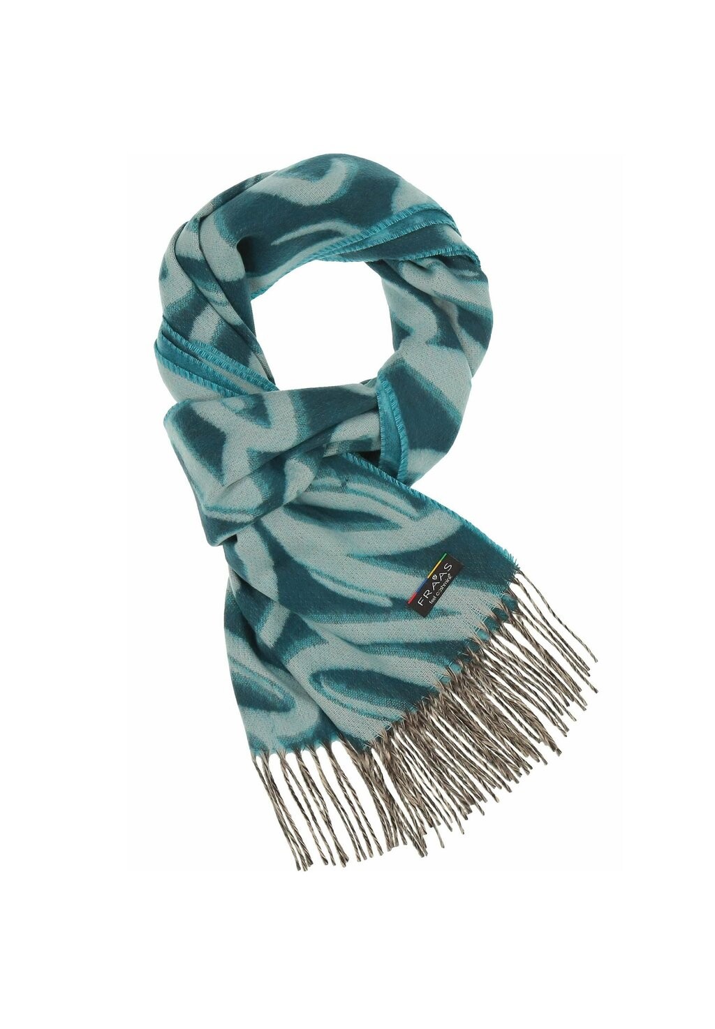

Шарф LOVE CASHMINK MADE IN GERMANY FRAAS, бирюзовый