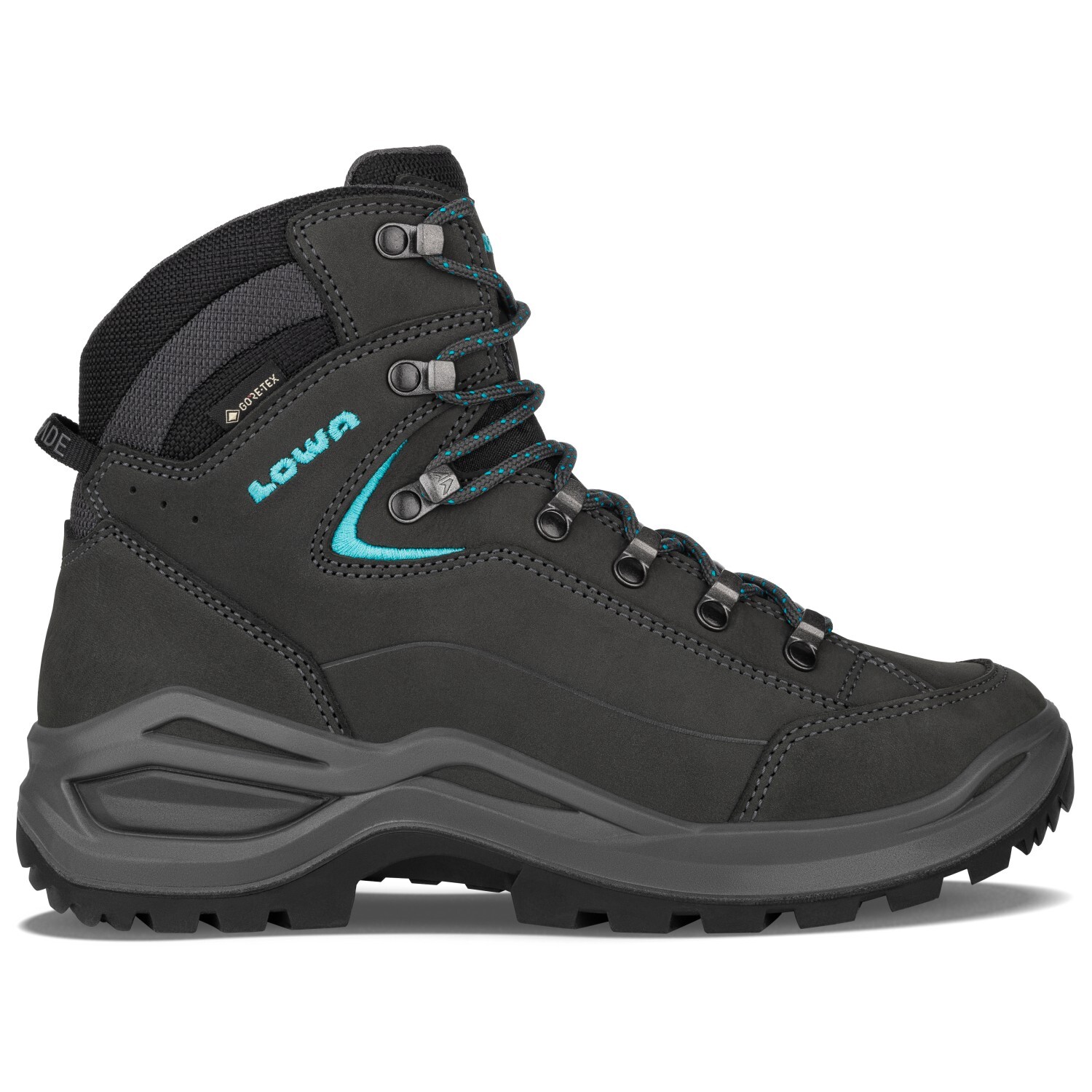 

Походная обувь Lowa Renegade Evo GTX Mid, цвет Asphalt/Türkis