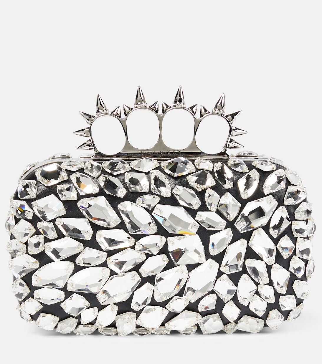 

Клатч с декором Knuckle Alexander McQueen, черный