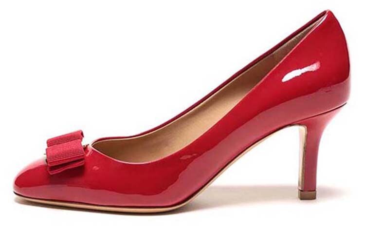 

Туфли на высоком каблуке женские красные Ferragamo