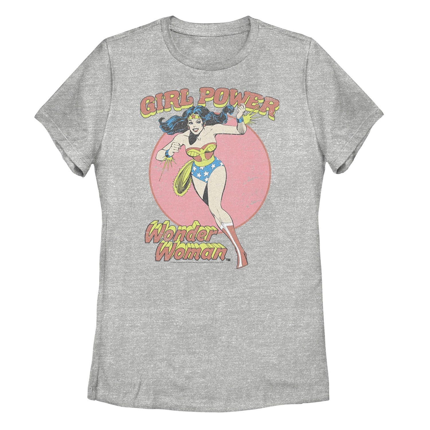 

Футболка с рисунком «Чудо-женщина» из комиксов DC Comics для юниоров «Girl Power» Licensed Character