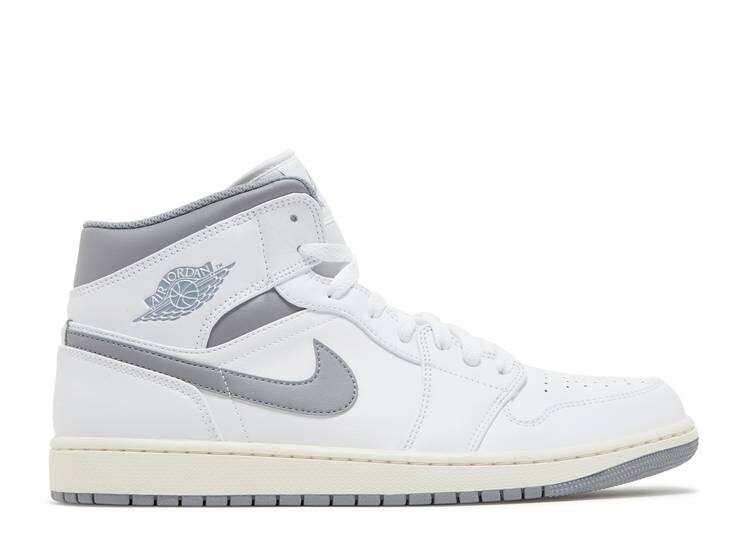 

Кроссовки AIR JORDAN 1 MID 'NEUTRAL GREY', белый