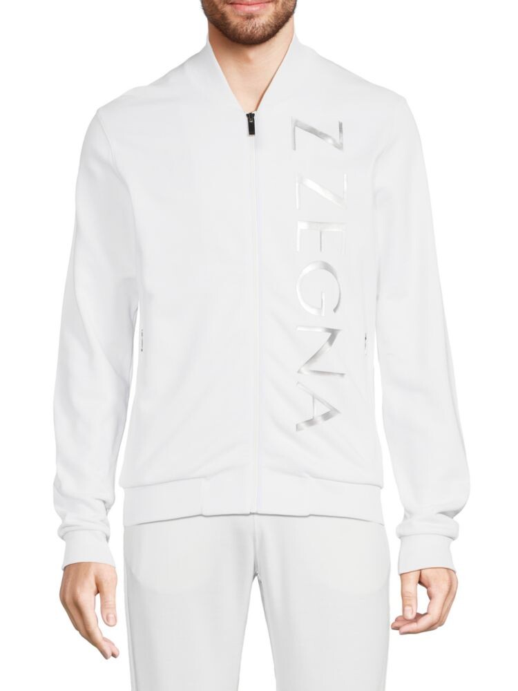 

Бомбер с логотипом Z Zegna, белый