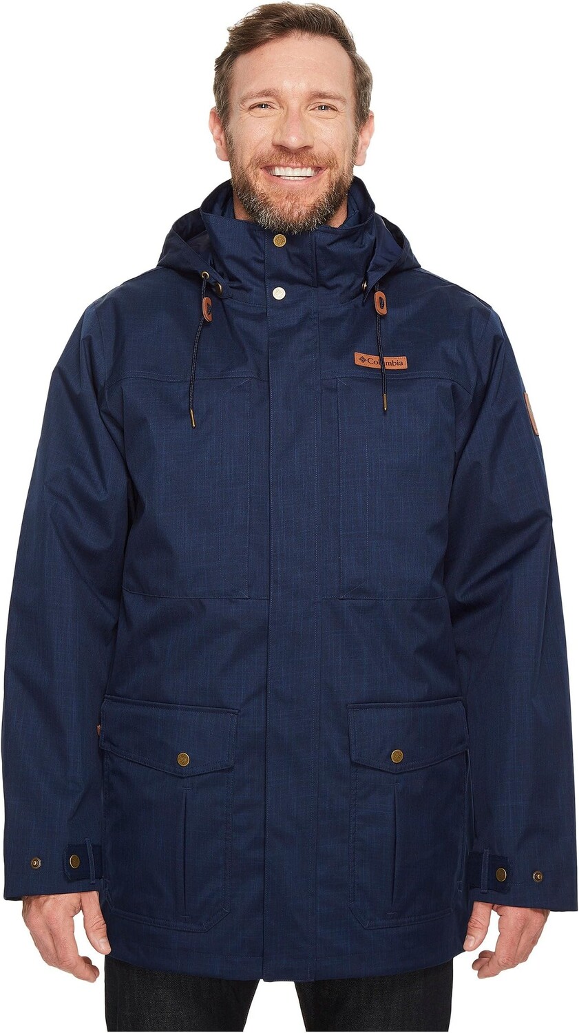 

Куртка Big & Tall Horizons Pine Interchange Jacket Columbia, цвет Collegiate Navy/Collegiate Navy