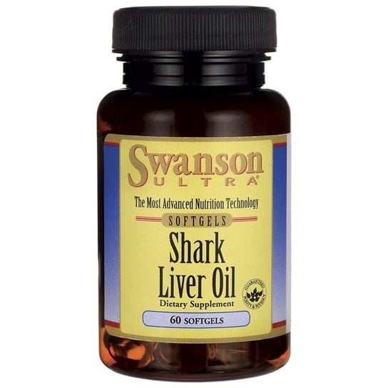 Swanson, Shark Liver Oil, пищевая добавка, 60 капсул