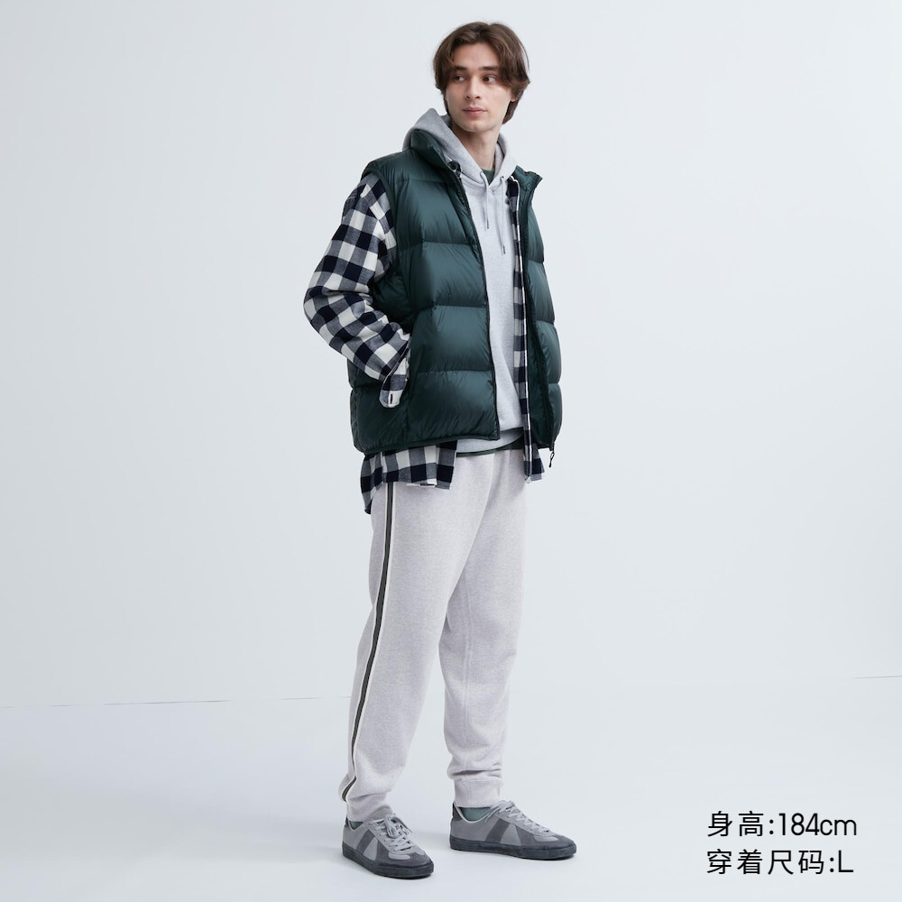 

Мужские брюки Uniqlo с боковыми вставками, серый