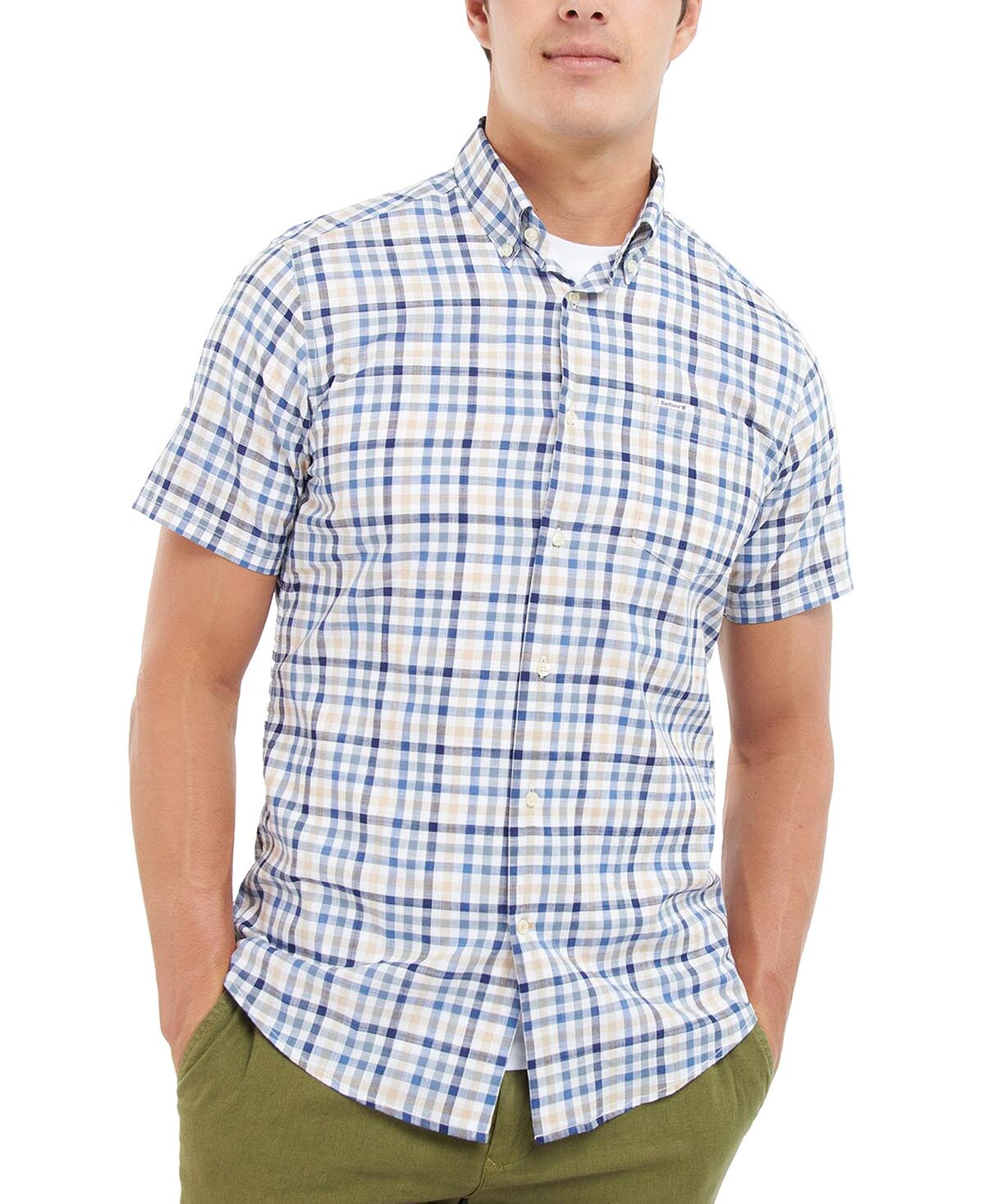 

Мужская рубашка в клетку Barbour Kinson