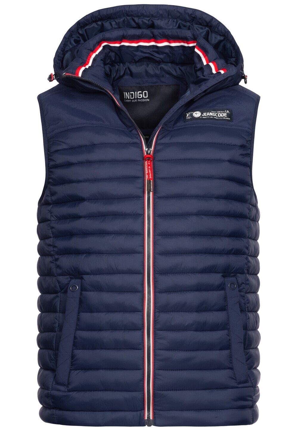 

Жилет INDICODE JEANS Leach, темно-синий