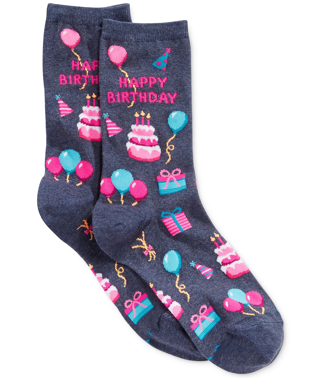 Женские модные носки с днем ​​рождения Hot Sox