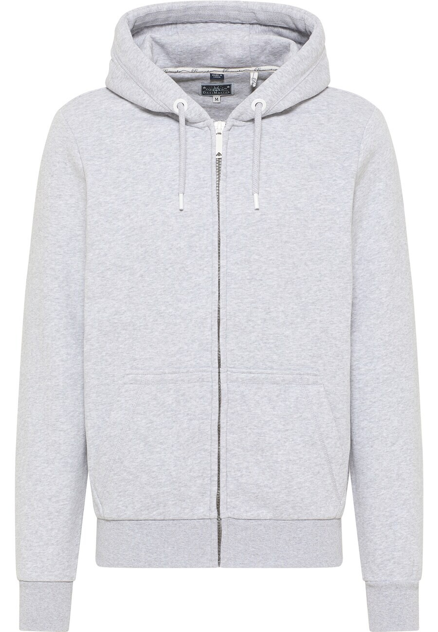 

Худи DreiMaster Maritim Zip-Up Hoodie, светло-серый