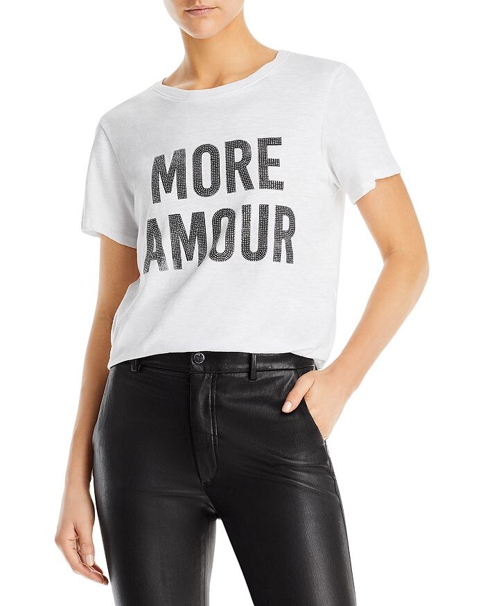 

Украшенная футболка More Amour Cinq a Sept