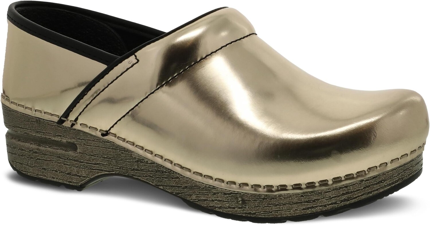 

Сабо Professional Dansko, цвет Gold Chrome Metallic