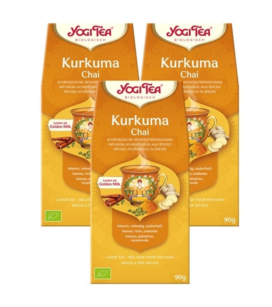 

3 xYOGI TEA Чай с куркумой | 3x90 г рассыпной