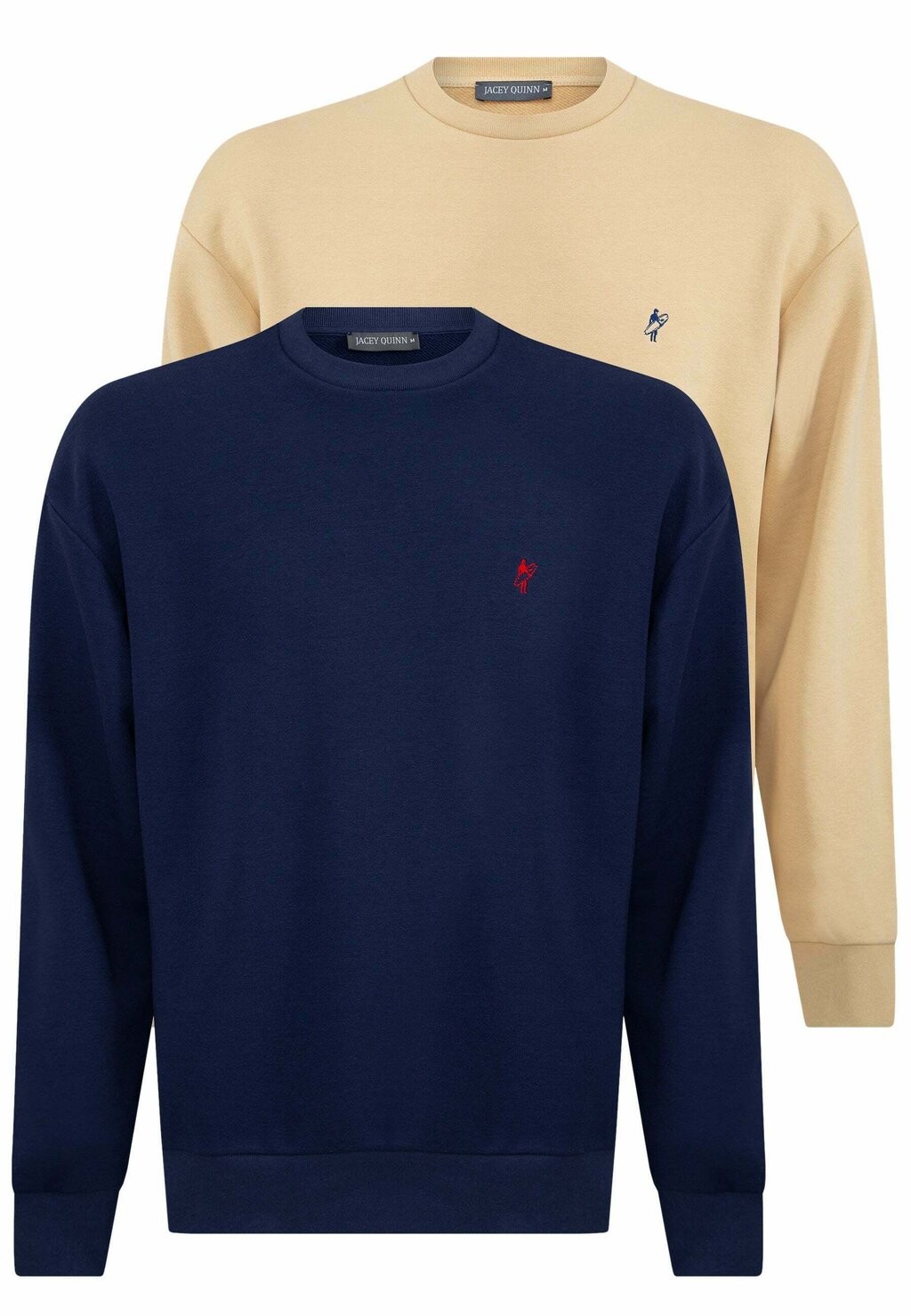 

Толстовка 2 Pack Half Oversize Seatshirt Jacey Quinn, цвет light navy-sand