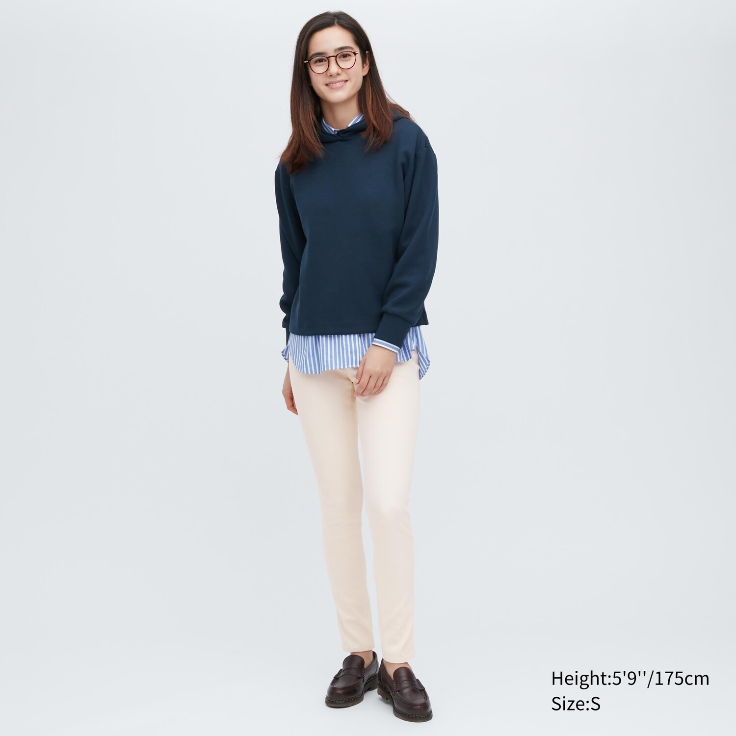 

Брюки-леггинсы ультра-эластичности (длинные) Uniqlo, кремовый