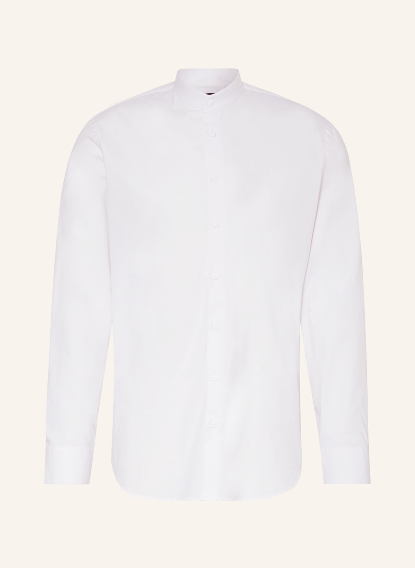 Рубашка arido Regular Fit mit Stehkragen, белый