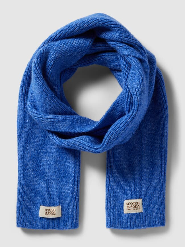 

Шарф с этикеткой Scotch & Soda, синий
