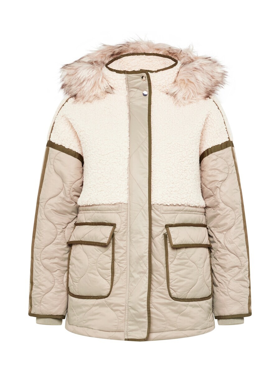 

Зимняя куртка River Island BORG, бежевый