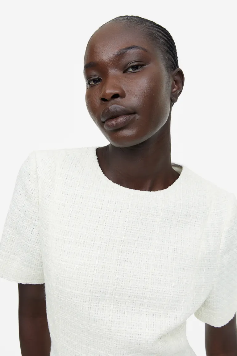 

Платье-букле H&M, белый