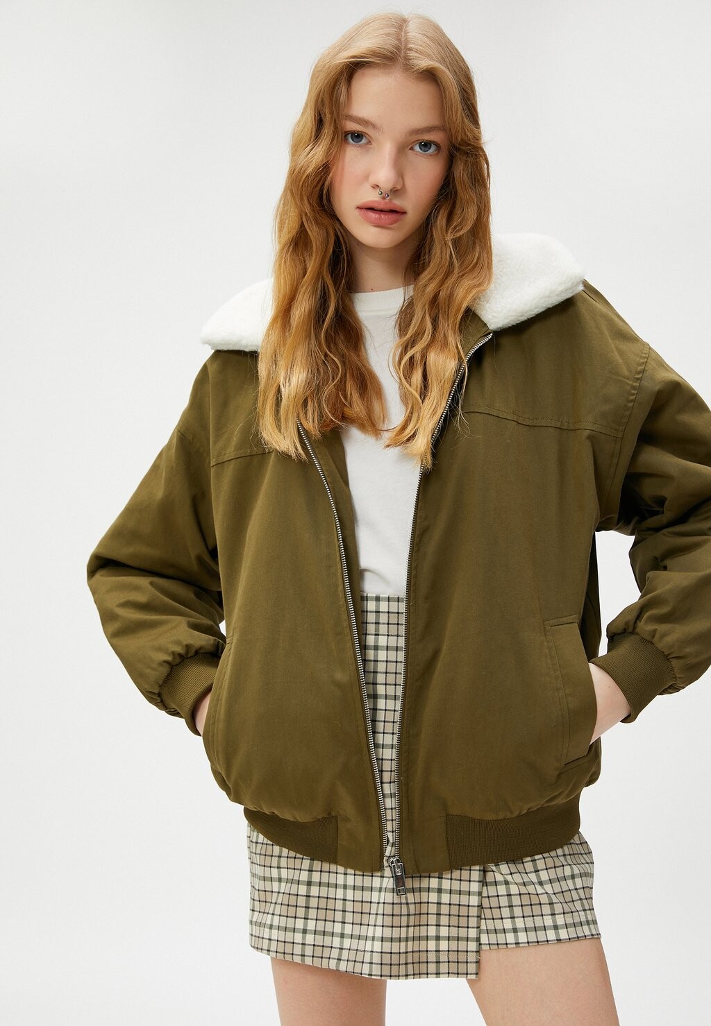 

Легкая куртка POCKET DETAIL Koton, цвет khaki