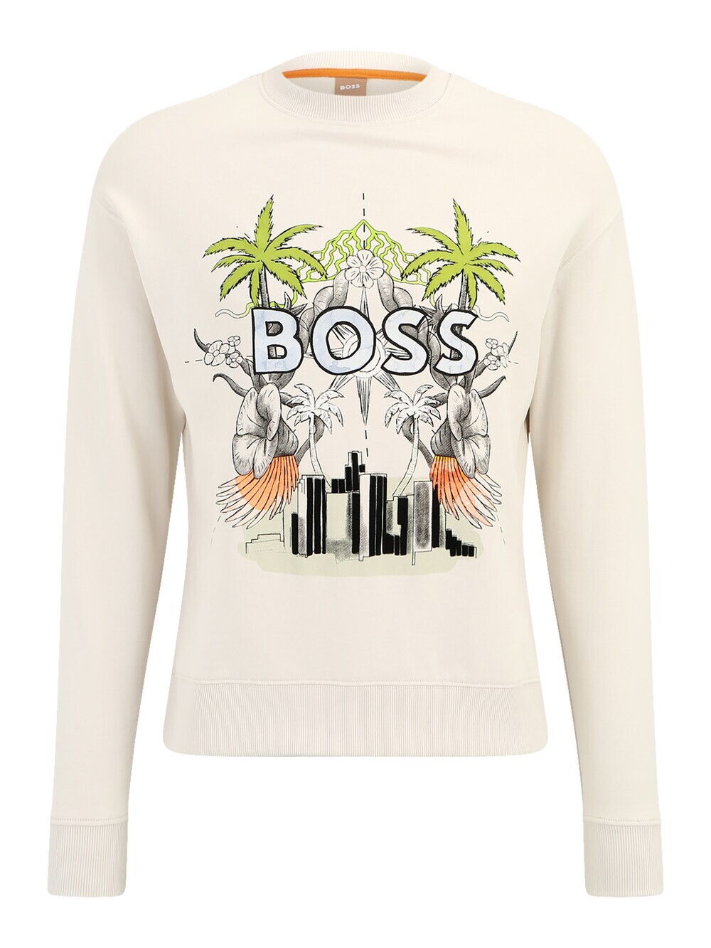 

Толстовка BOSS, шерсть белая, Белый