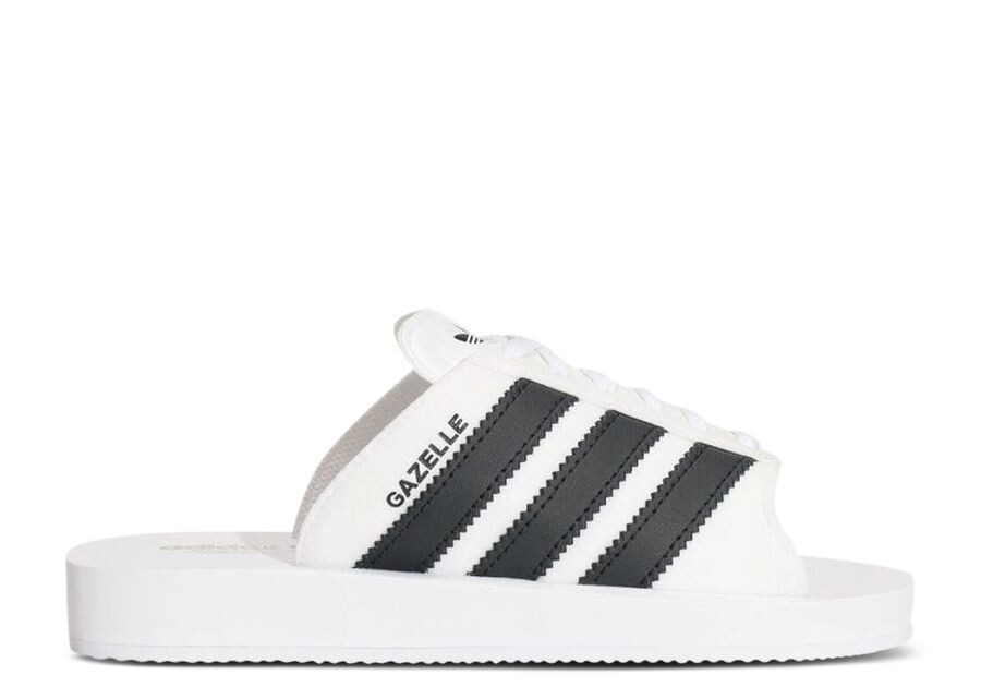 

Кроссовки adidas Gazelle Beach Slides, белый/черный