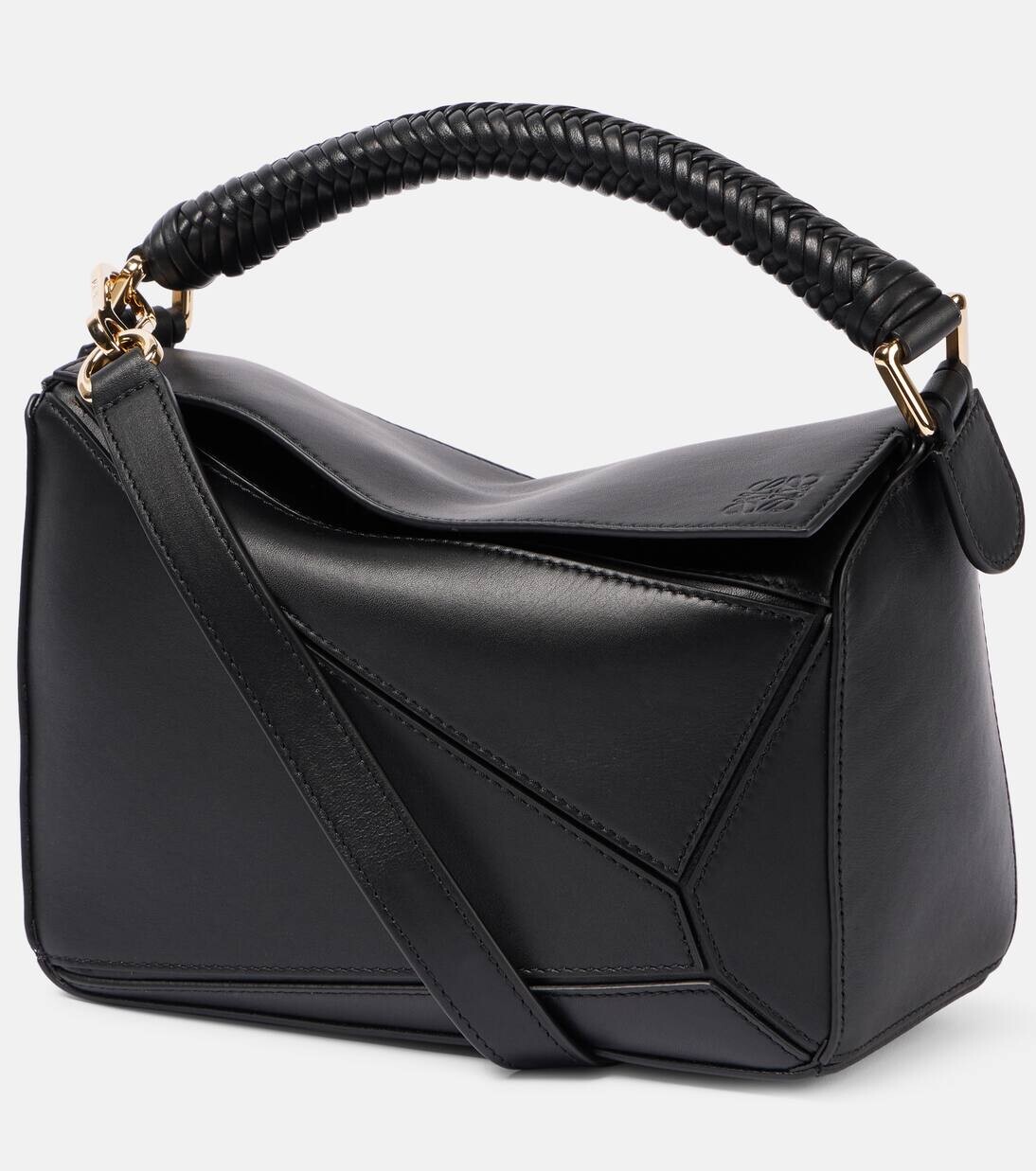 

Сумка-через-боди Puzzle Small из натуральной кожи Loewe, черный