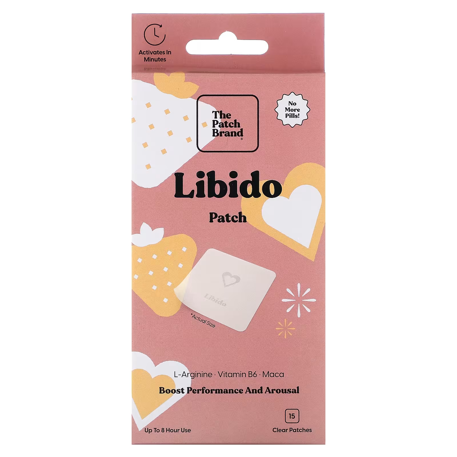 The Patch Brand Libido Patch 15 прозрачных патчей