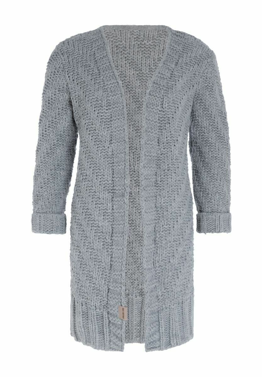 Кардиган Knit Factory, светло-серый кардиган toga crochet knit серый