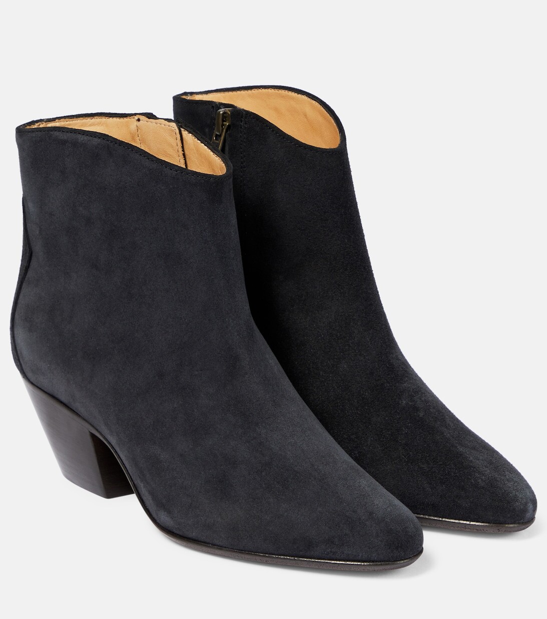 

Замшевые ботильоны Dacken Isabel Marant, черный