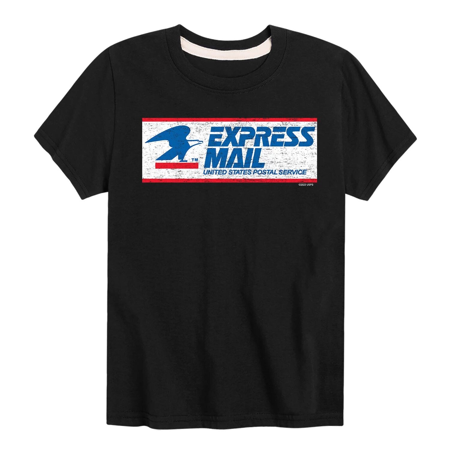 

Футболка с рисунком USPS Express Mail для мальчиков 8–20 лет Licensed Character, черный