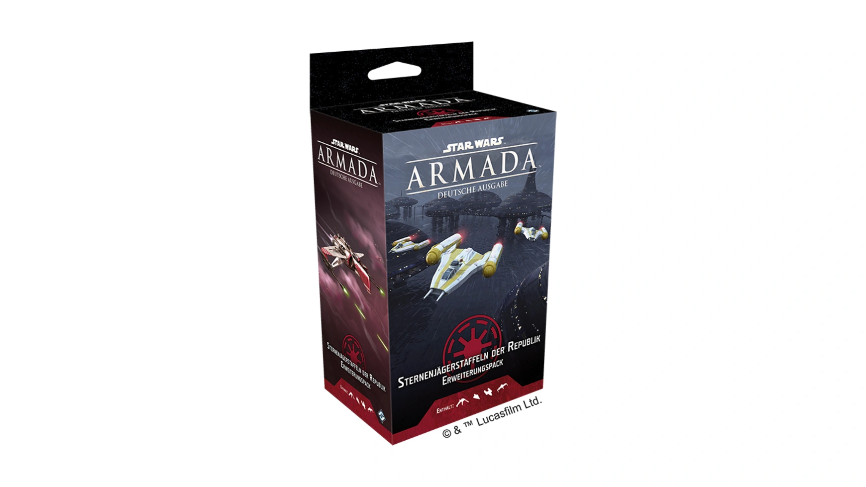 Fantasy Flight Games Star Wars: Armada Starfighter Squadrons of the Republic Expansion DE 1808pcs star battle at ot walker republic dropship starfighter space wars 05053 model building blocks toy compatible with brick