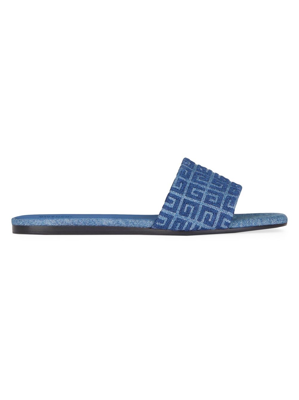 

Мюли 4G Flat из джинсовой ткани 4G Givenchy, синий