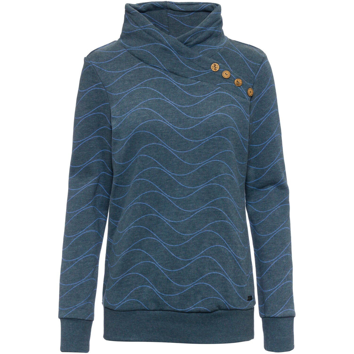 

Толстовка WLD Love Beat, цвет denim blue
