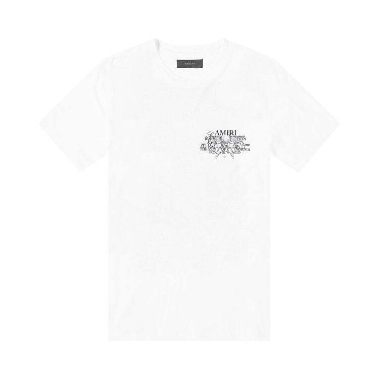 

Футболка Amiri Cherub Text 'White', белый